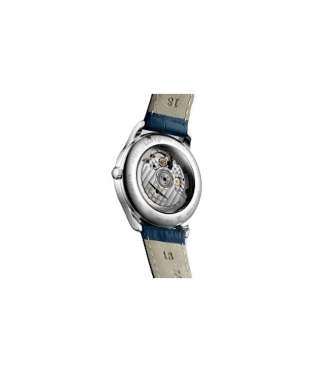 LONGINES Синие стальные часы, фото 4