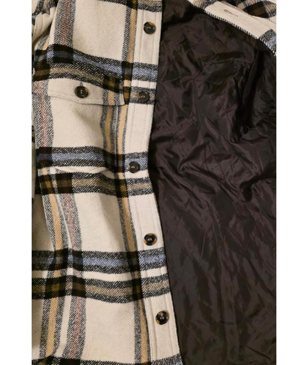 ISABEL MARANT Бежевое полиэстеровое пальто, фото 4