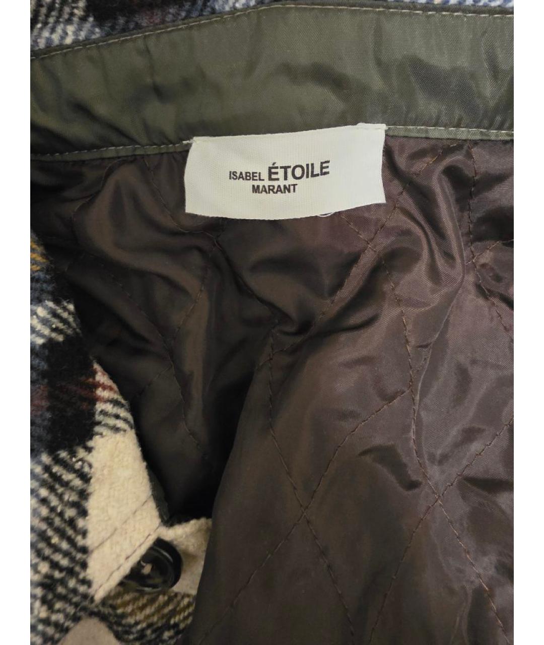 ISABEL MARANT Бежевое полиэстеровое пальто, фото 3