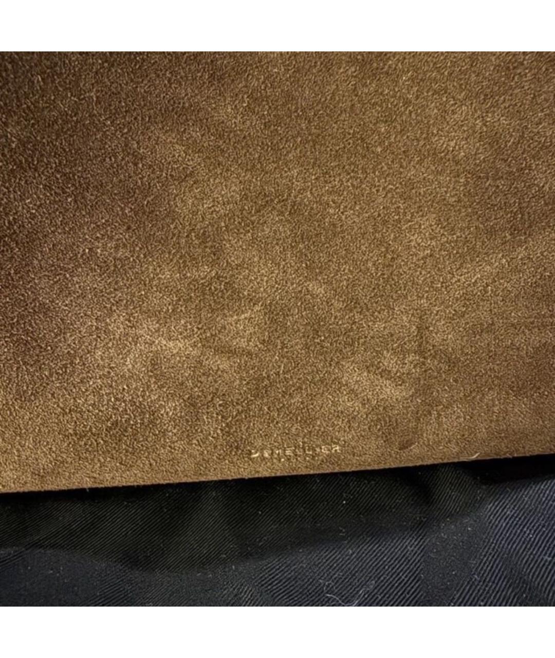 DEMELLIER Коричневая замшевая сумка тоут, фото 7