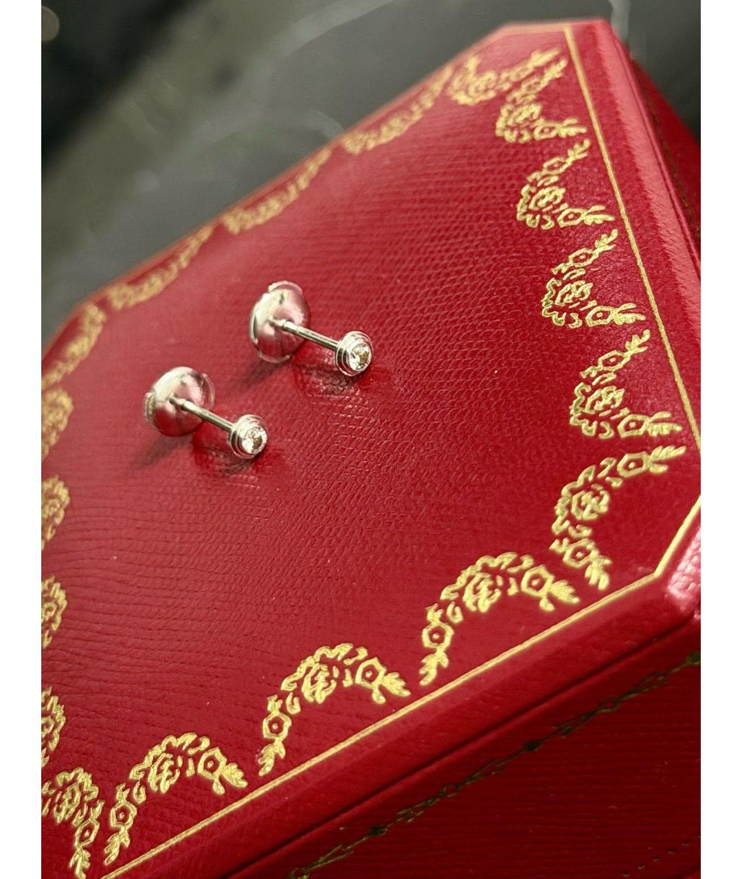 CARTIER Серебряные серьги из белого золота, фото 7