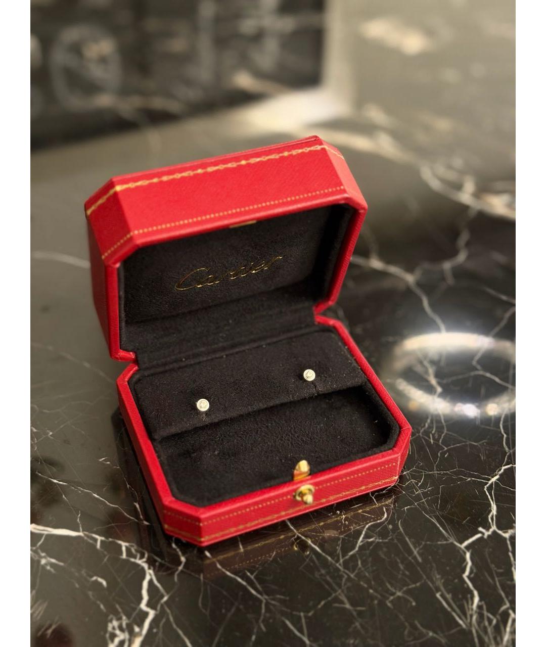 CARTIER Серебряные серьги из белого золота, фото 6