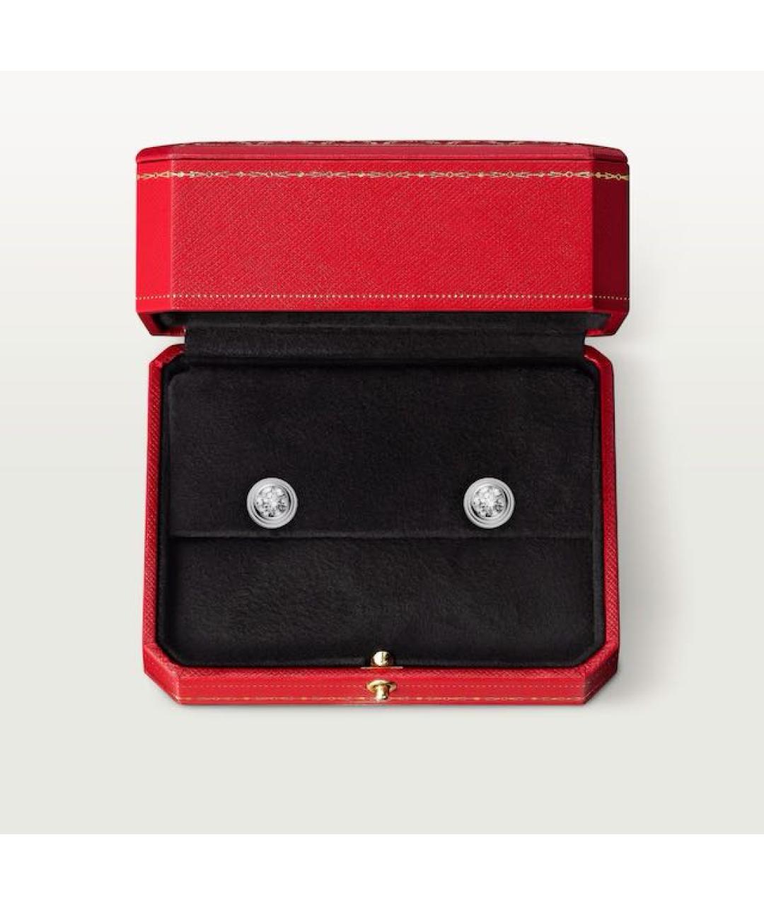 CARTIER Серебряные серьги из белого золота, фото 3