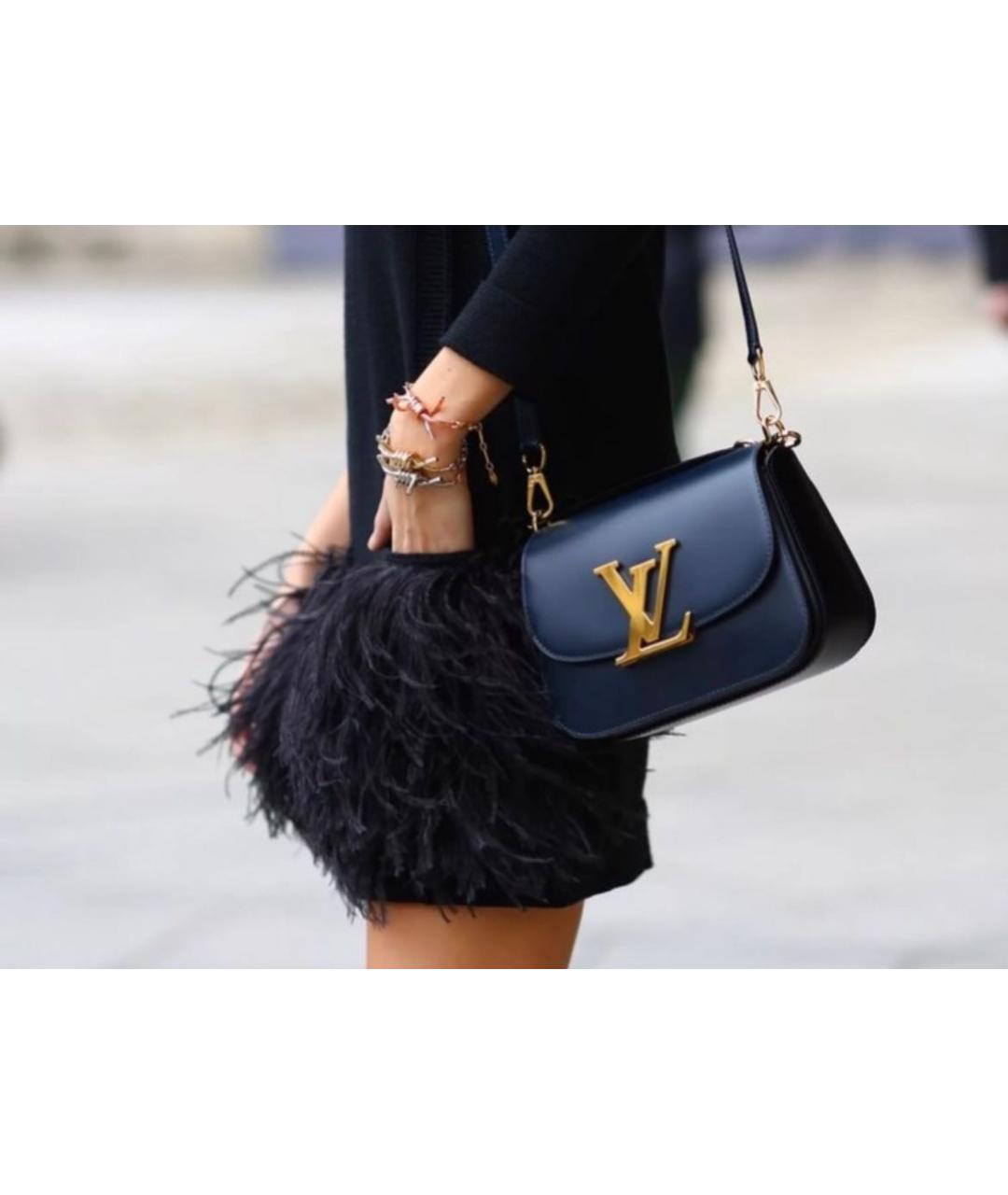 LOUIS VUITTON Черное шерстяное коктейльное платье, фото 7