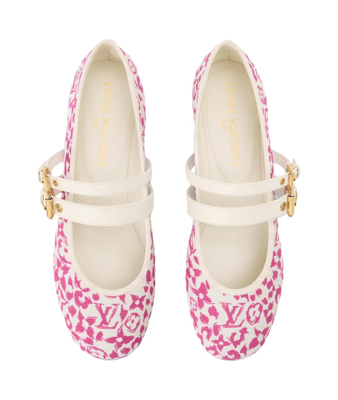 LOUIS VUITTON Розовые балетки, фото 5