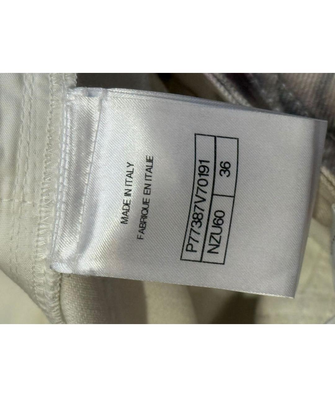 CHANEL Мульти хлопковые прямые джинсы, фото 6