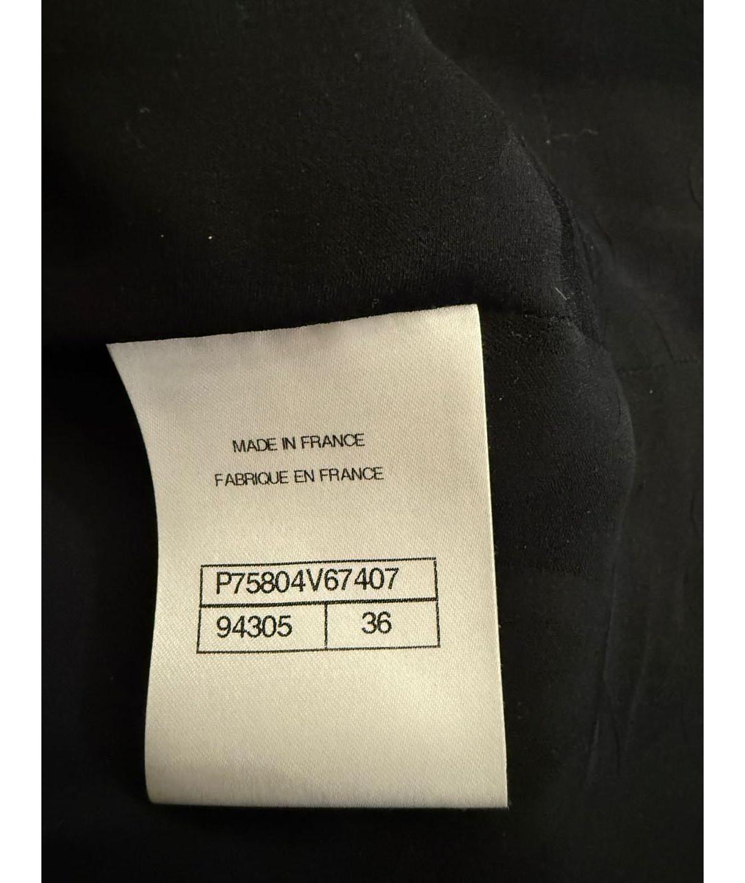 CHANEL Черный твидовый жилет, фото 7