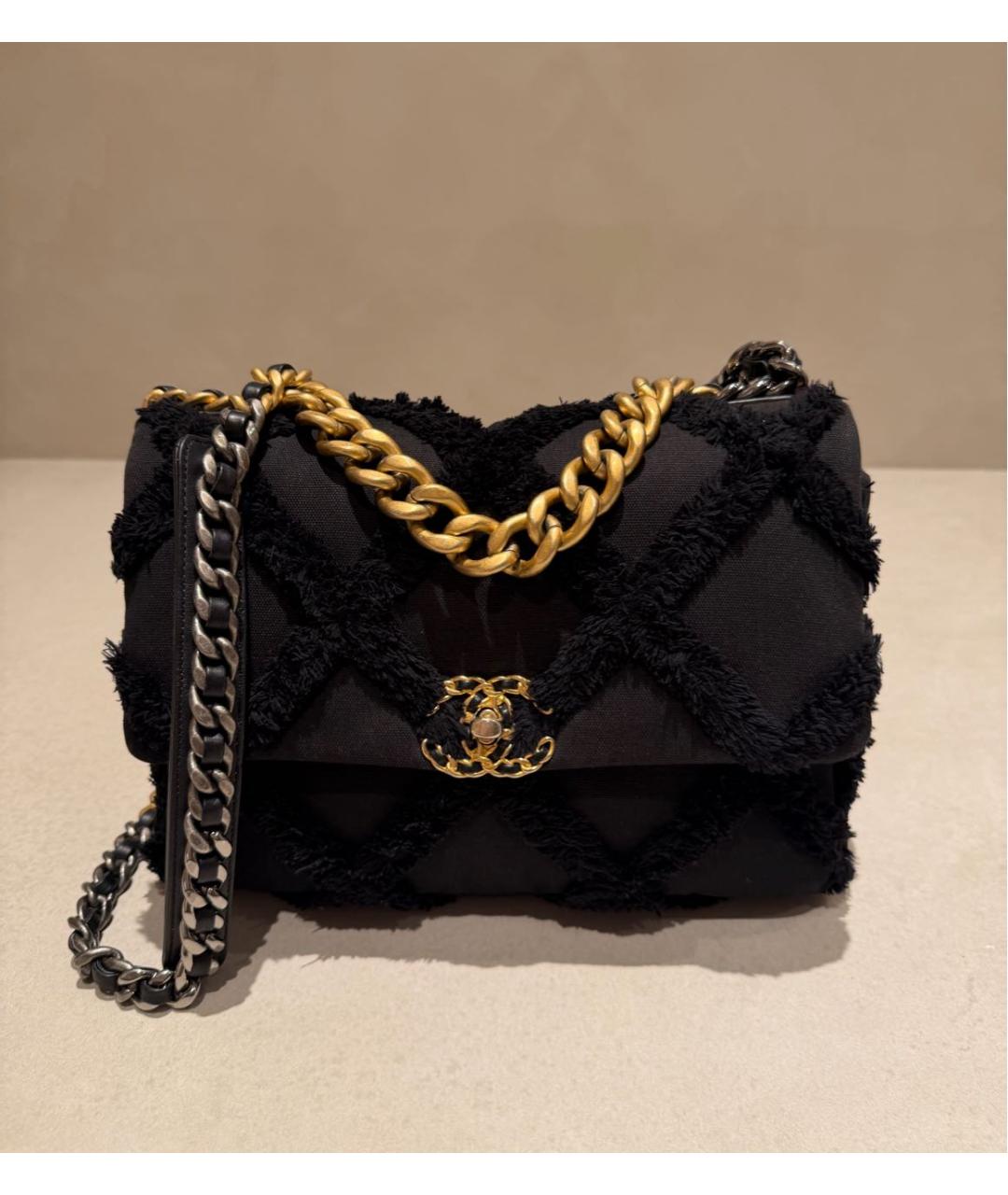 CHANEL Черная сумка через плечо, фото 9