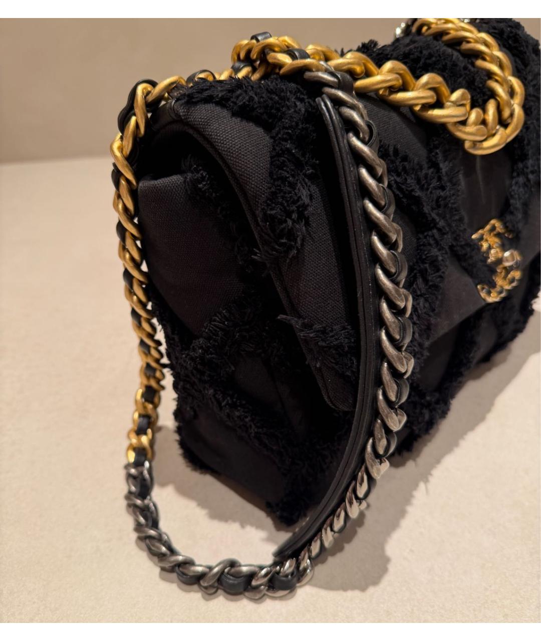 CHANEL Черная сумка через плечо, фото 4