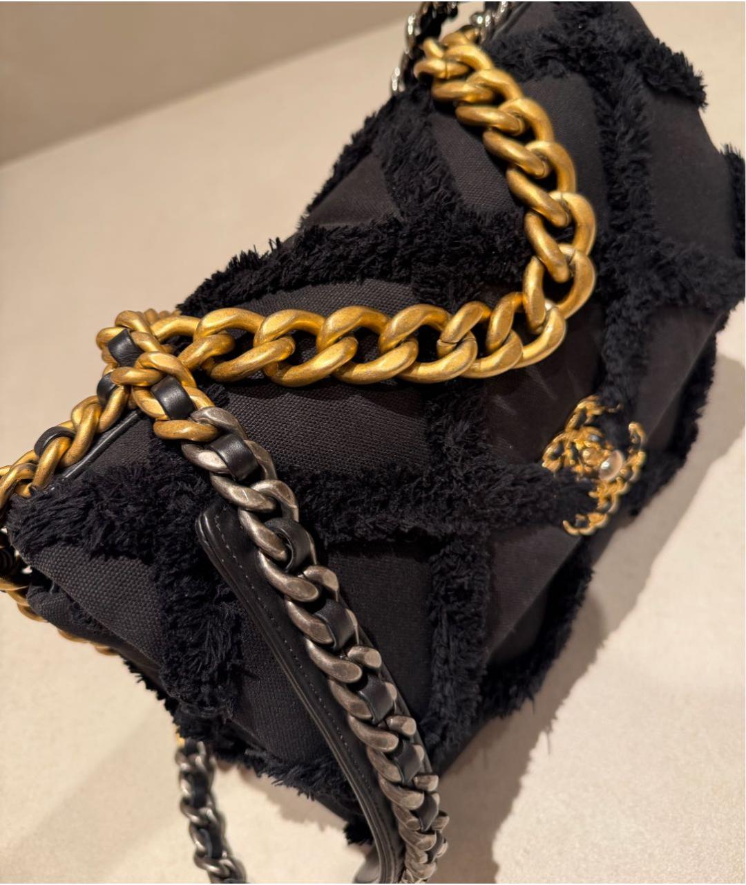 CHANEL Черная сумка через плечо, фото 3