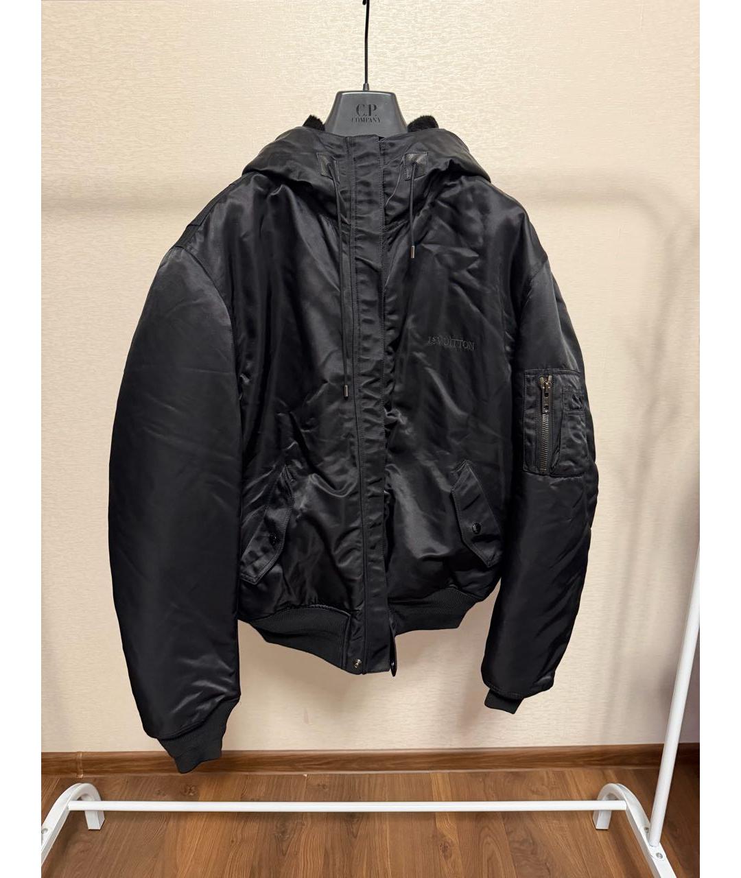LOUIS VUITTON Черная хлопковая куртка, фото 1