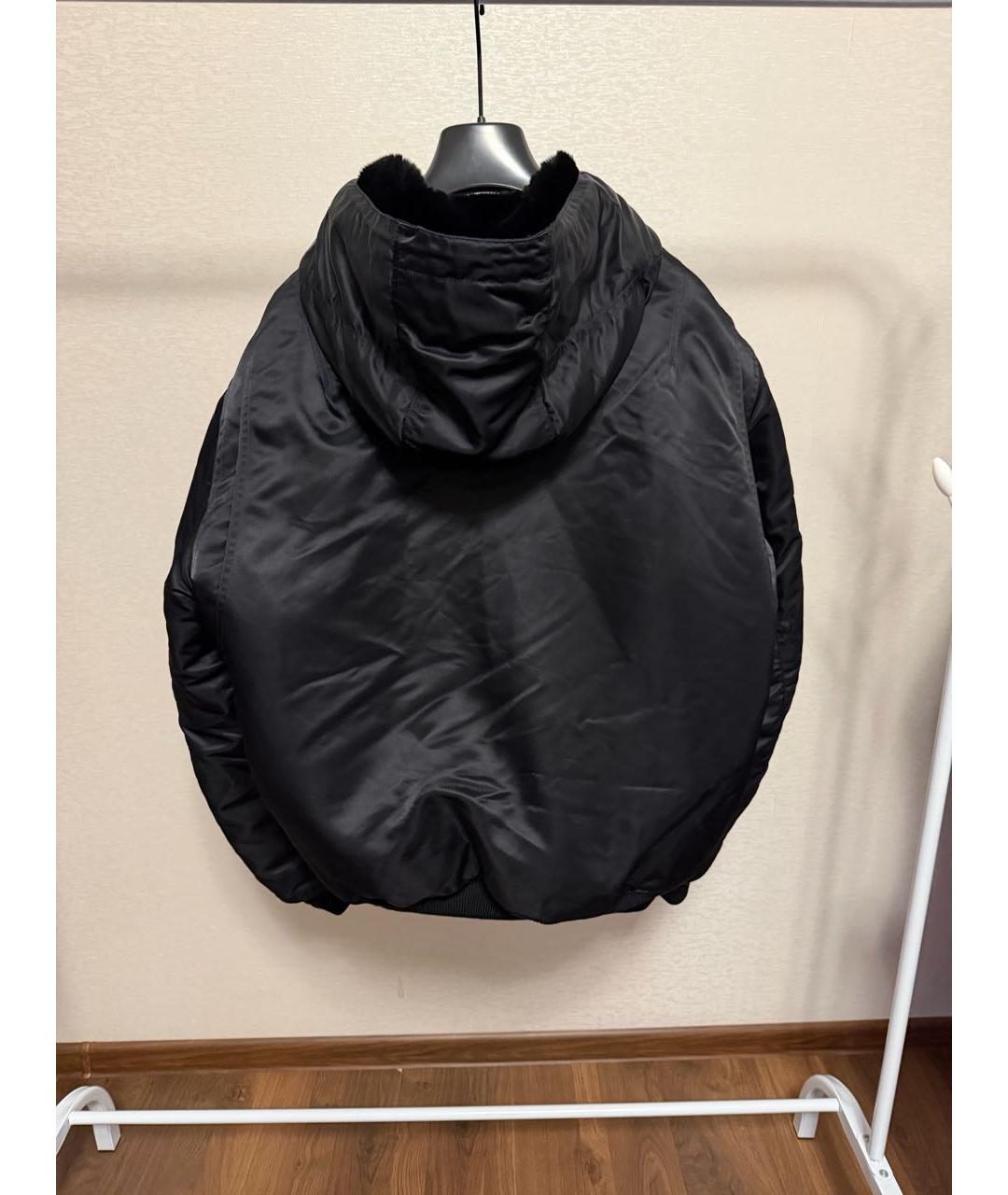 LOUIS VUITTON Черная хлопковая куртка, фото 2