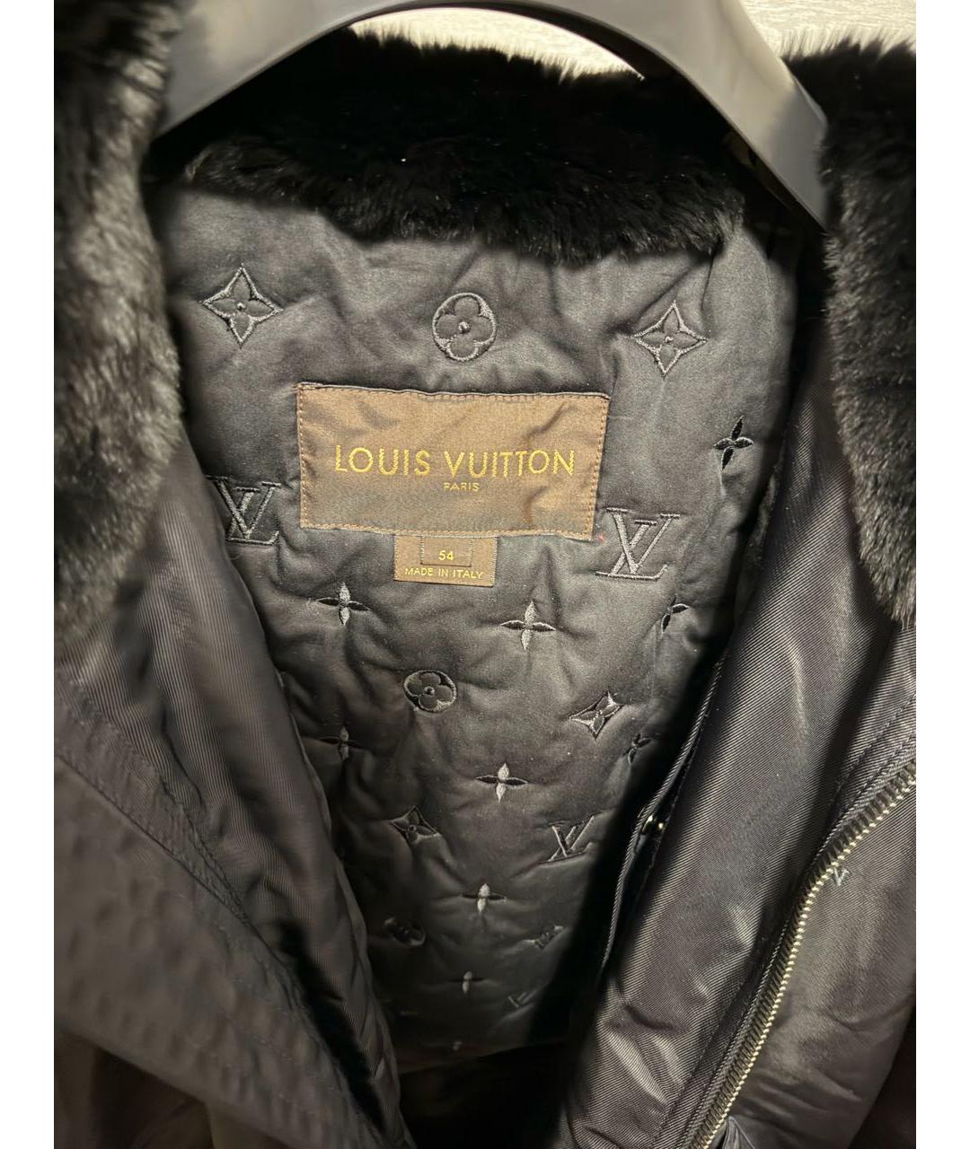 LOUIS VUITTON Черная хлопковая куртка, фото 3