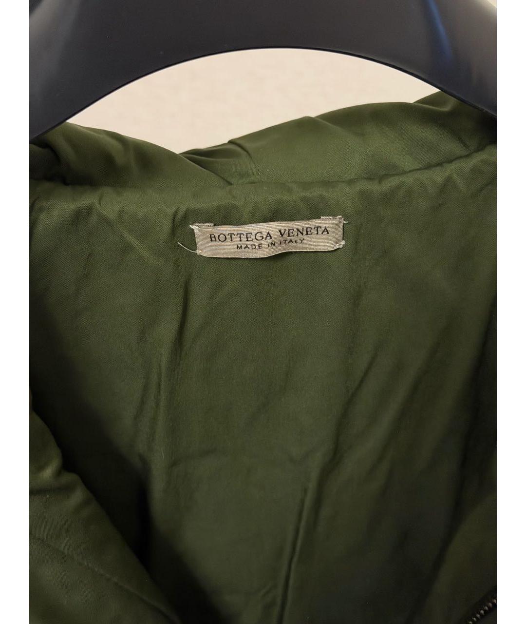 BOTTEGA VENETA Зеленая полиэстеровая куртка, фото 3