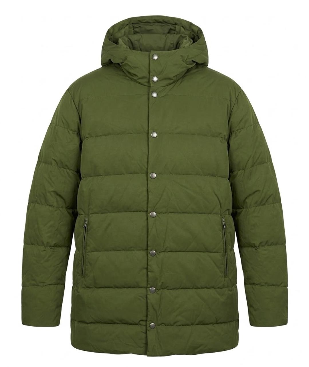 BOTTEGA VENETA Зеленая полиэстеровая куртка, фото 1