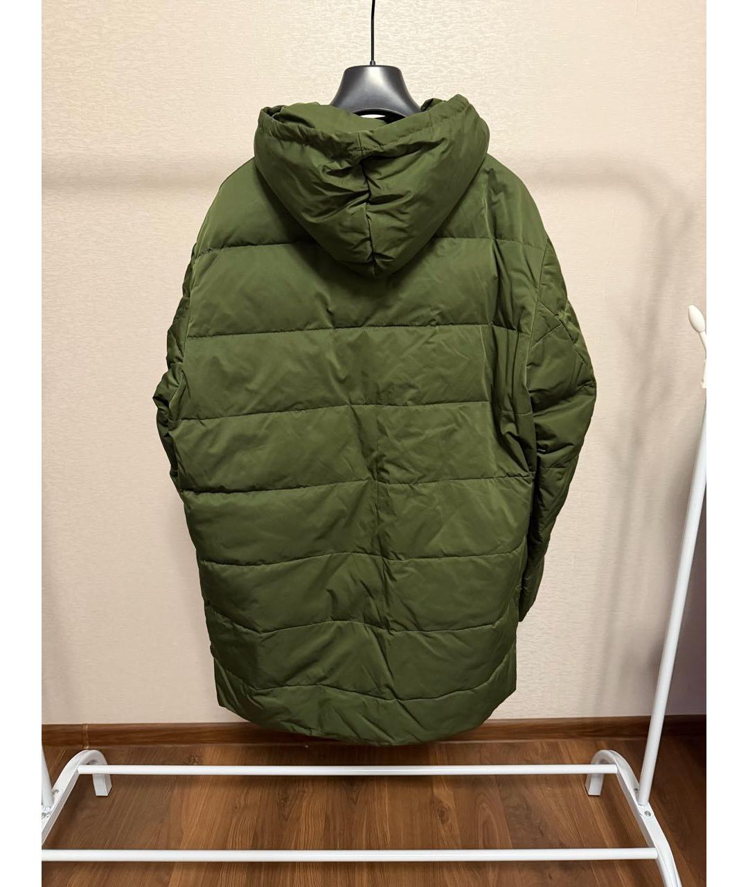 BOTTEGA VENETA Зеленая полиэстеровая куртка, фото 2