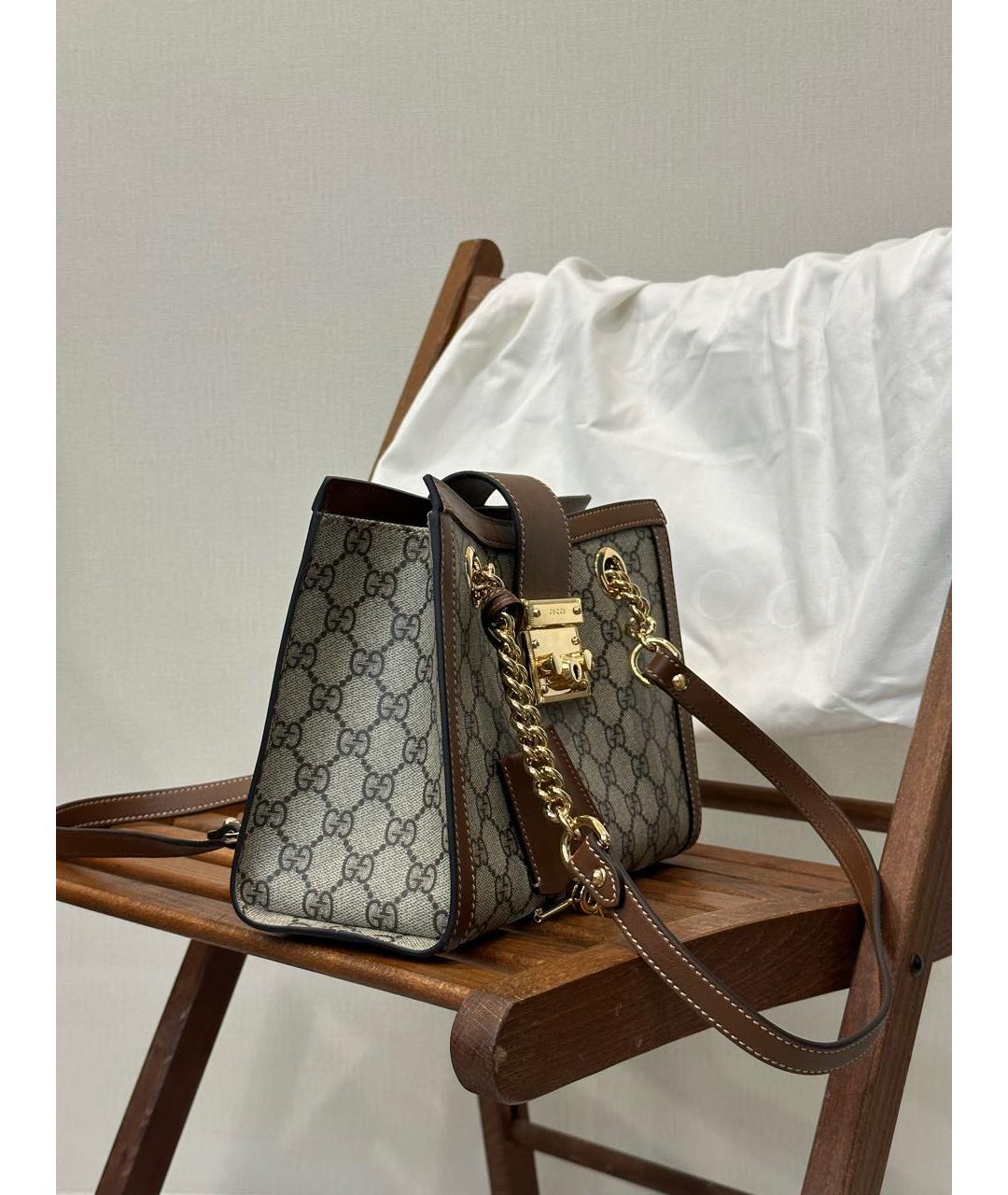 GUCCI Бежевая сумка тоут, фото 2