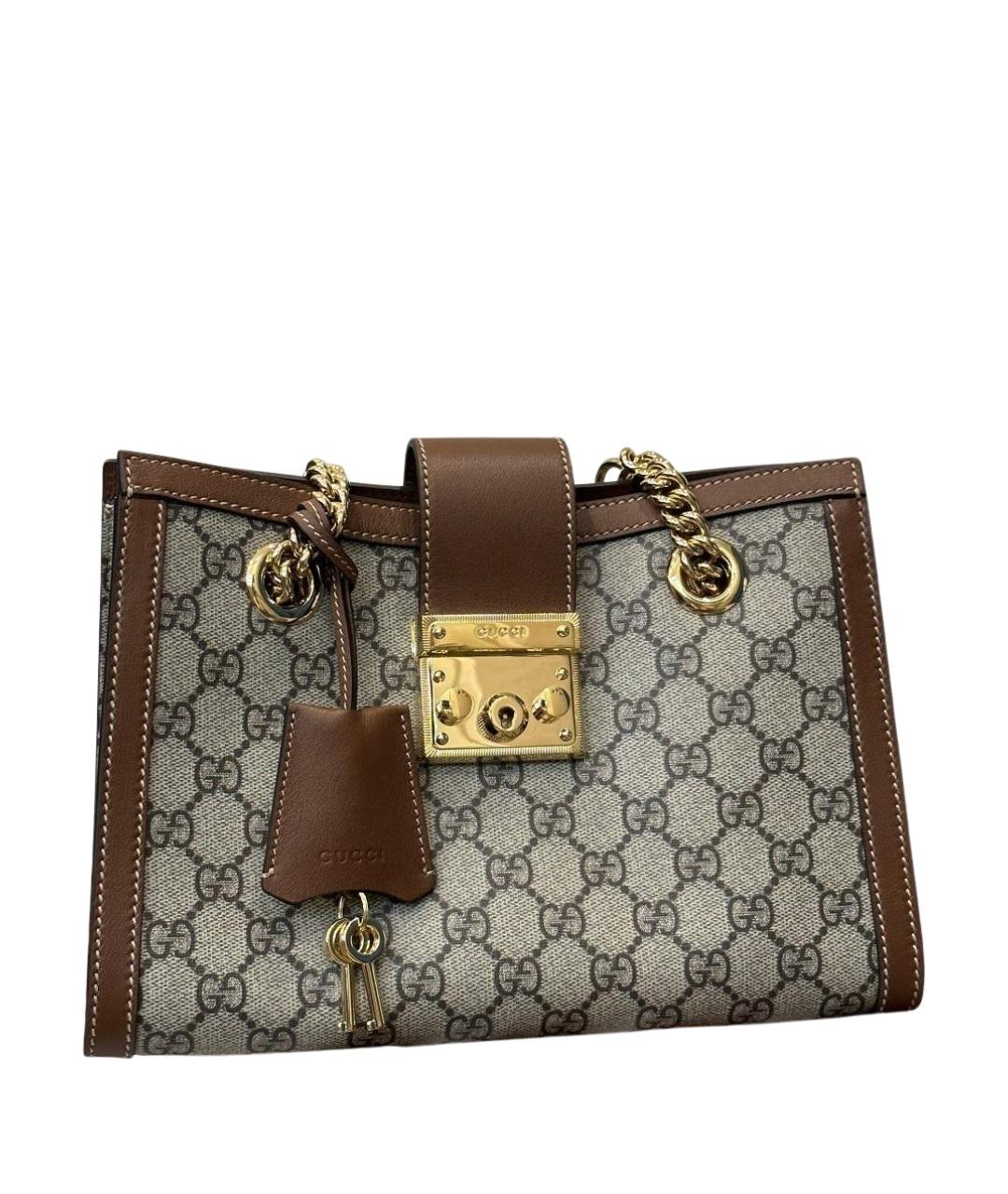 GUCCI Бежевая сумка тоут, фото 1