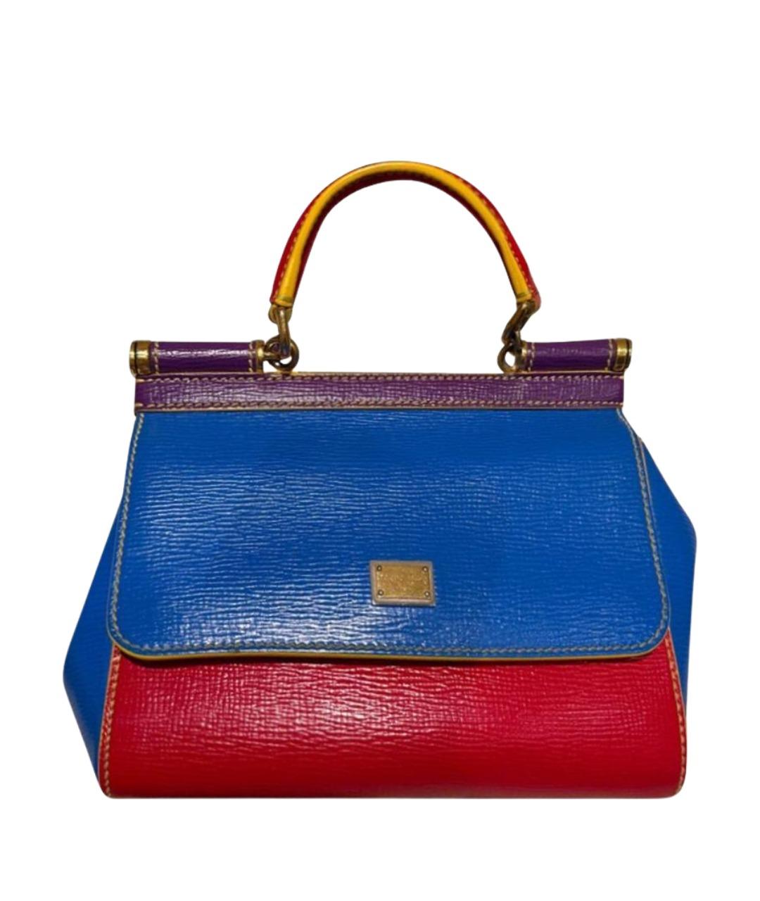 DOLCE&GABBANA Мульти кожаная сумка с короткими ручками, фото 1