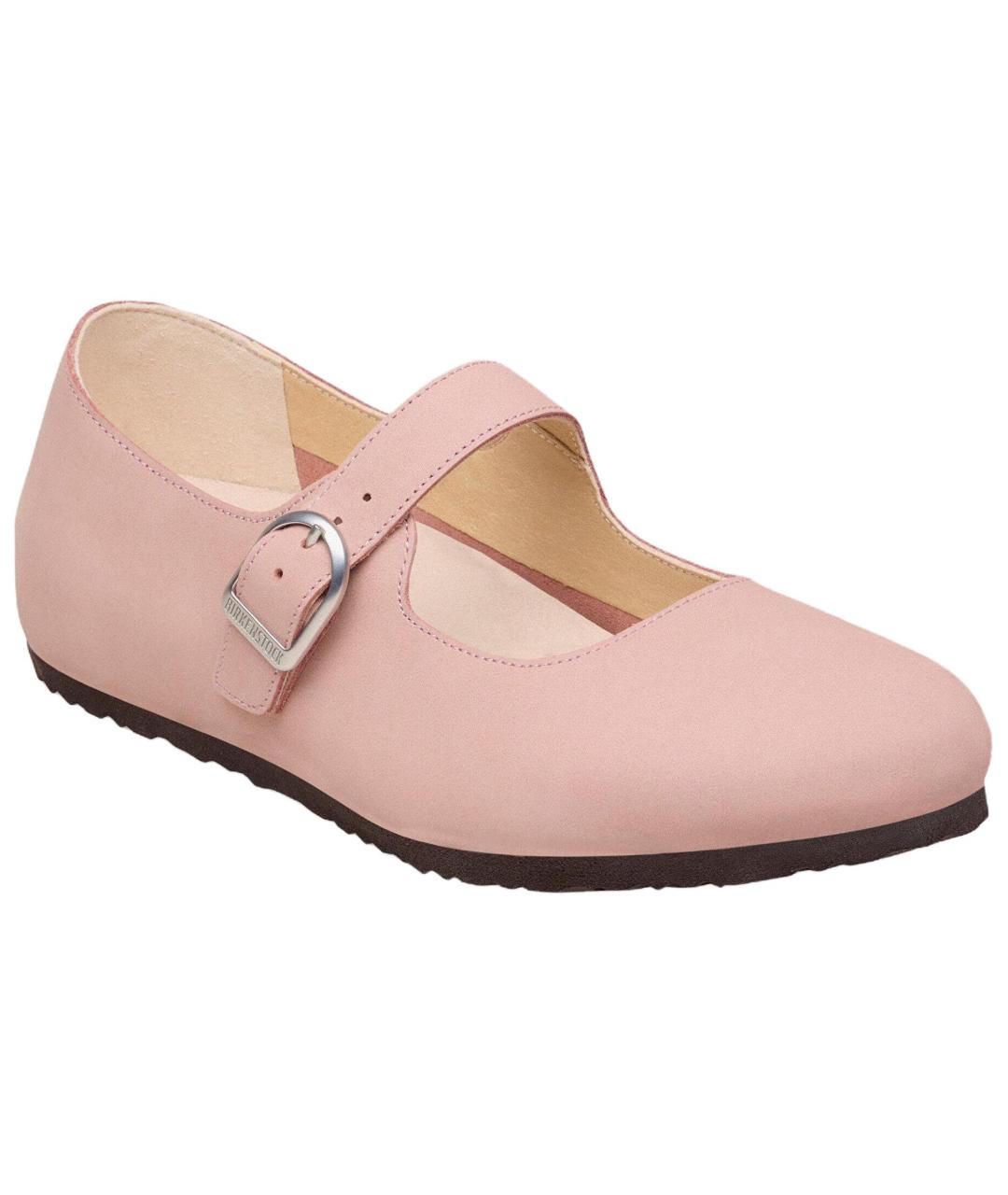 BIRKENSTOCK Розовые замшевые балетки, фото 2