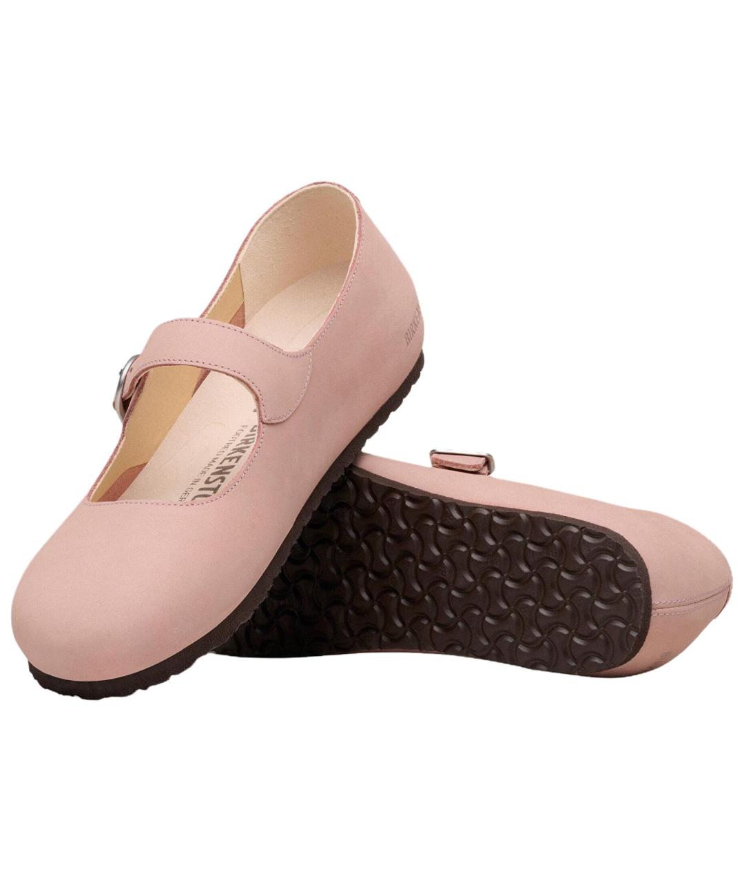 BIRKENSTOCK Розовые замшевые балетки, фото 5