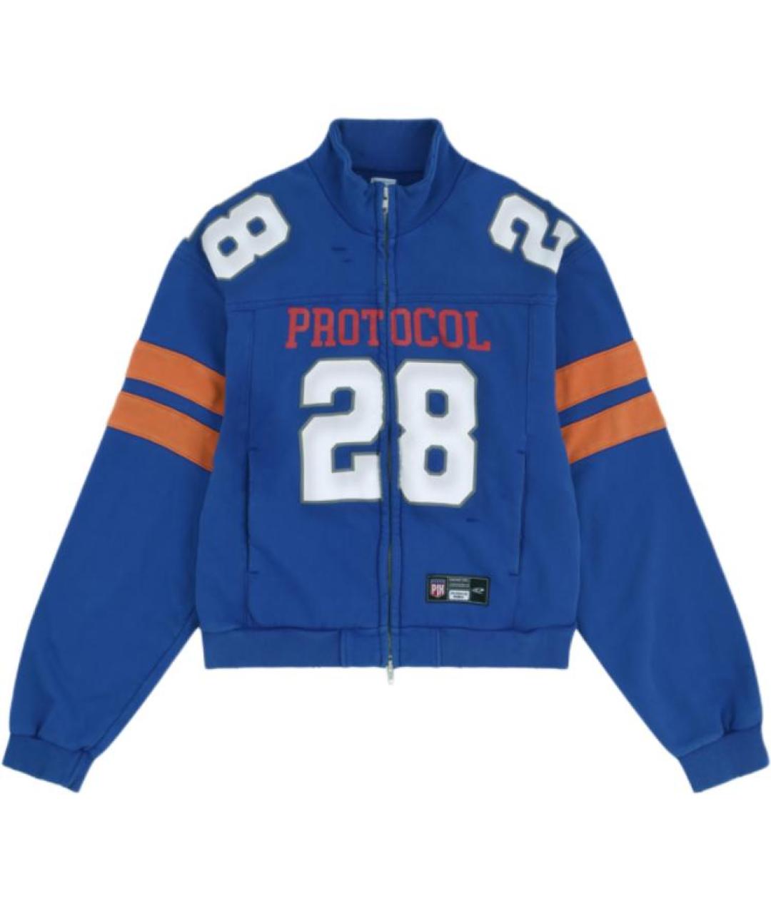 PROTOCOL INDEX Синяя хлопковая куртка, фото 1