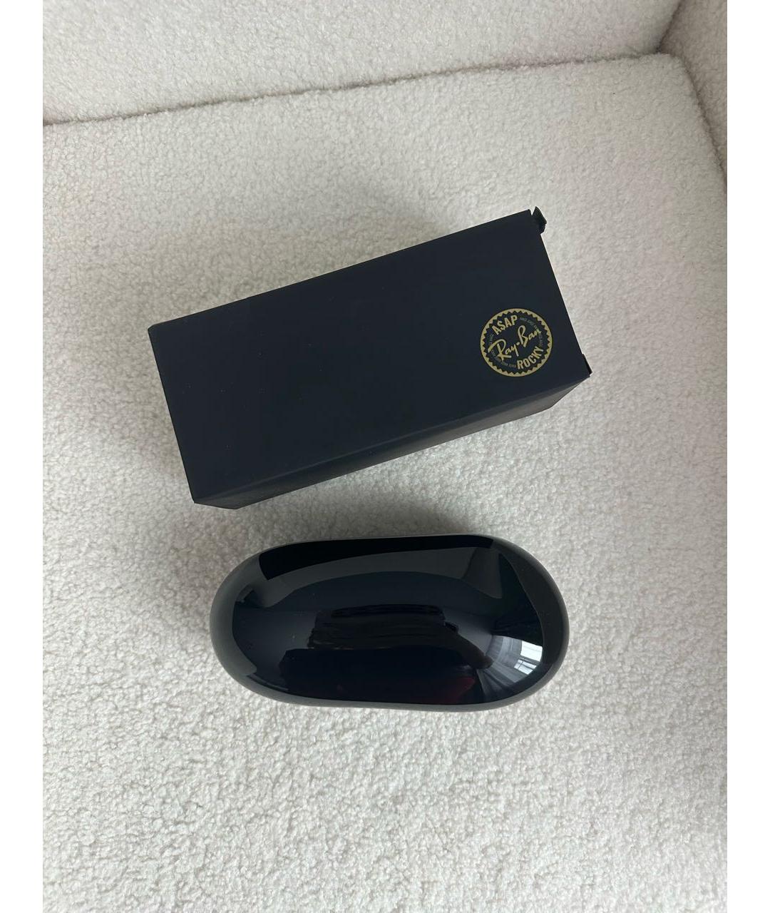 RAY BAN Красные пластиковые солнцезащитные очки, фото 4