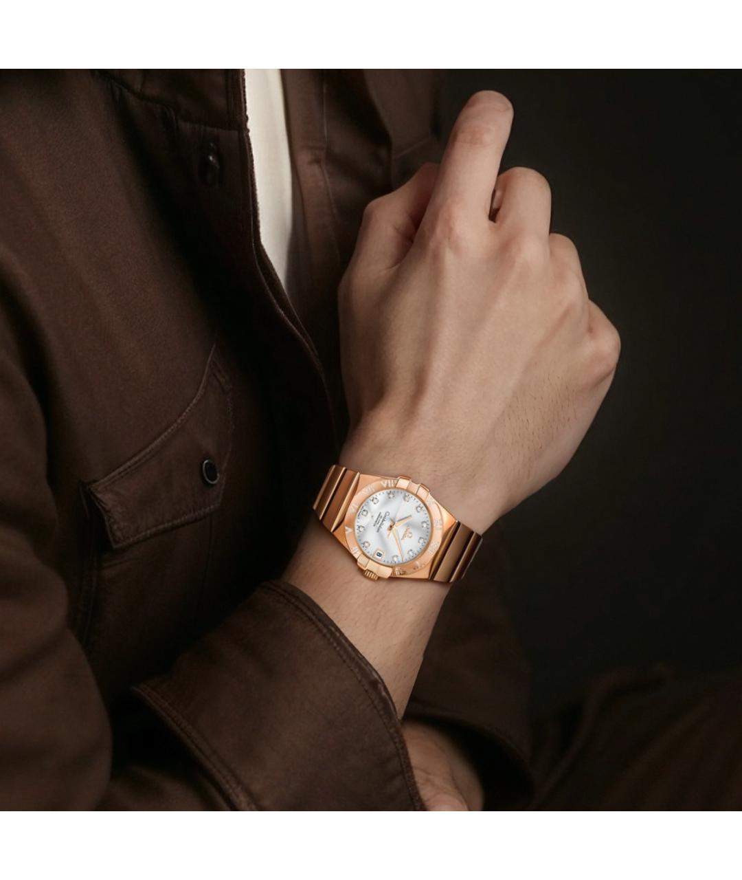 OMEGA Часы из розового золота, фото 5