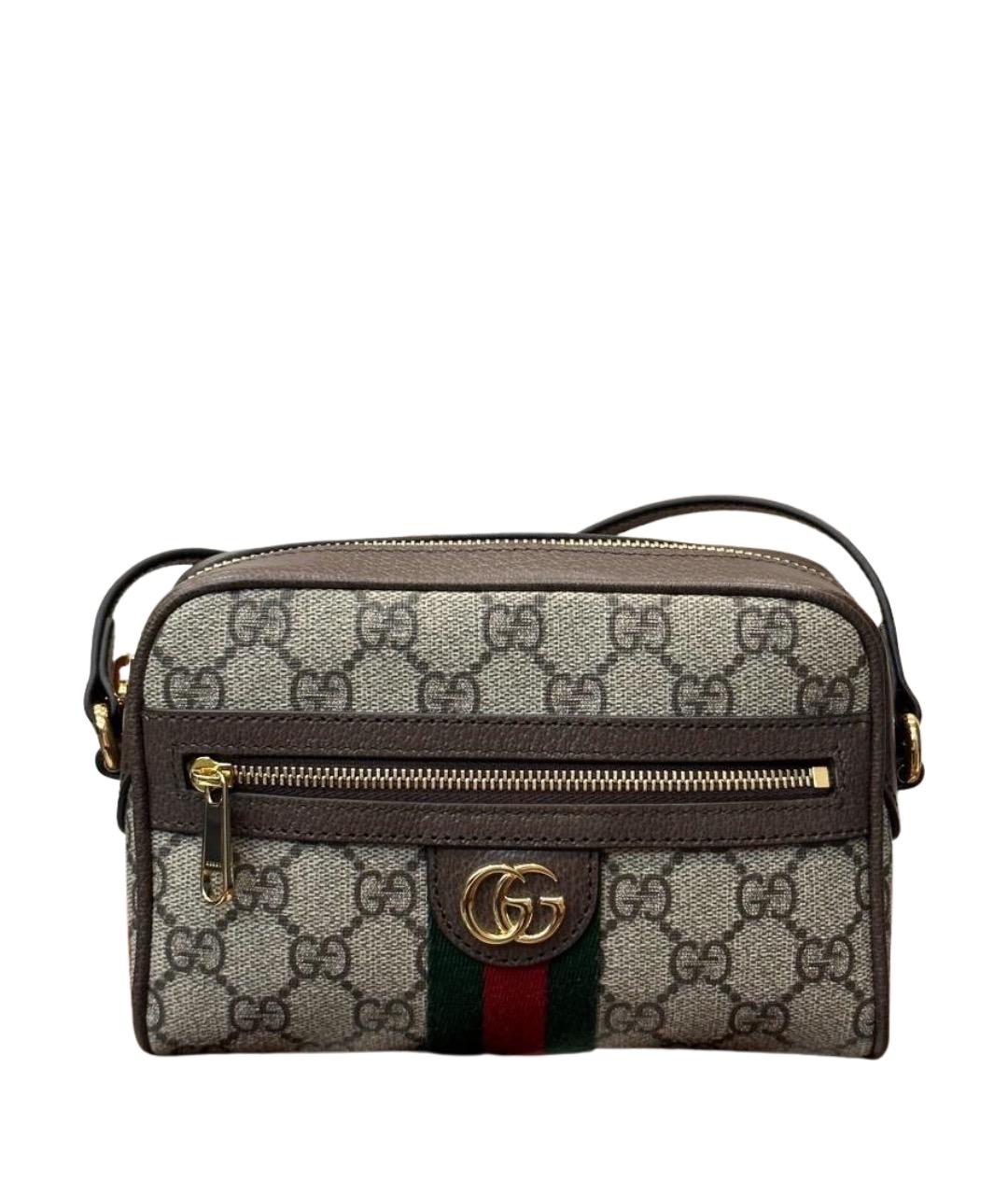 GUCCI Коричневая сумка через плечо, фото 1