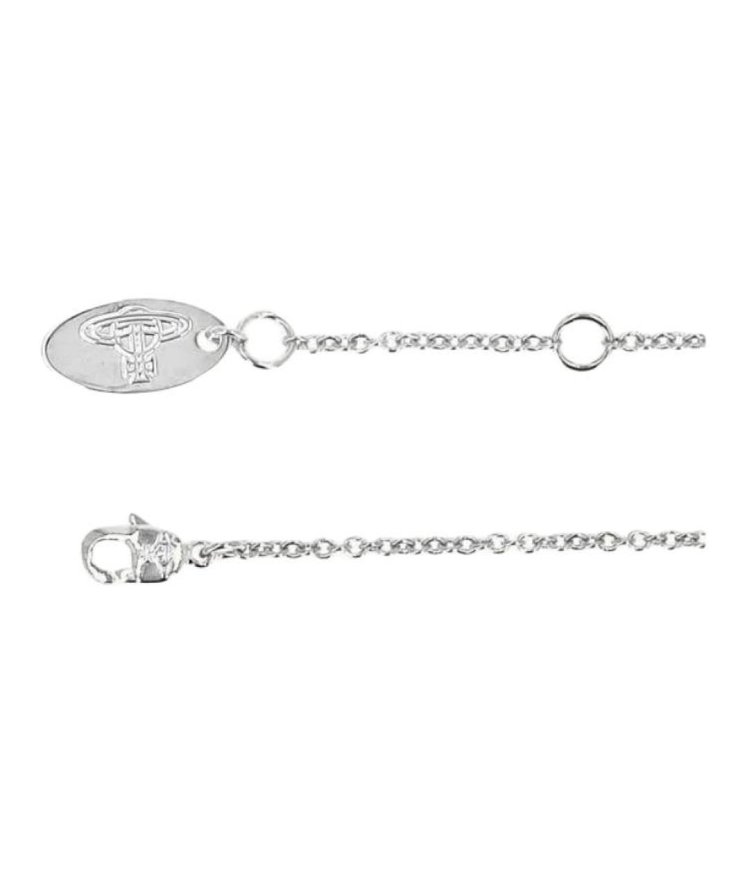 VIVIENNE WESTWOOD Серебряная латунная подвеска, фото 4