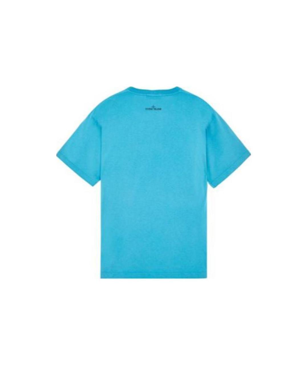 STONE ISLAND Синяя футболка, фото 2
