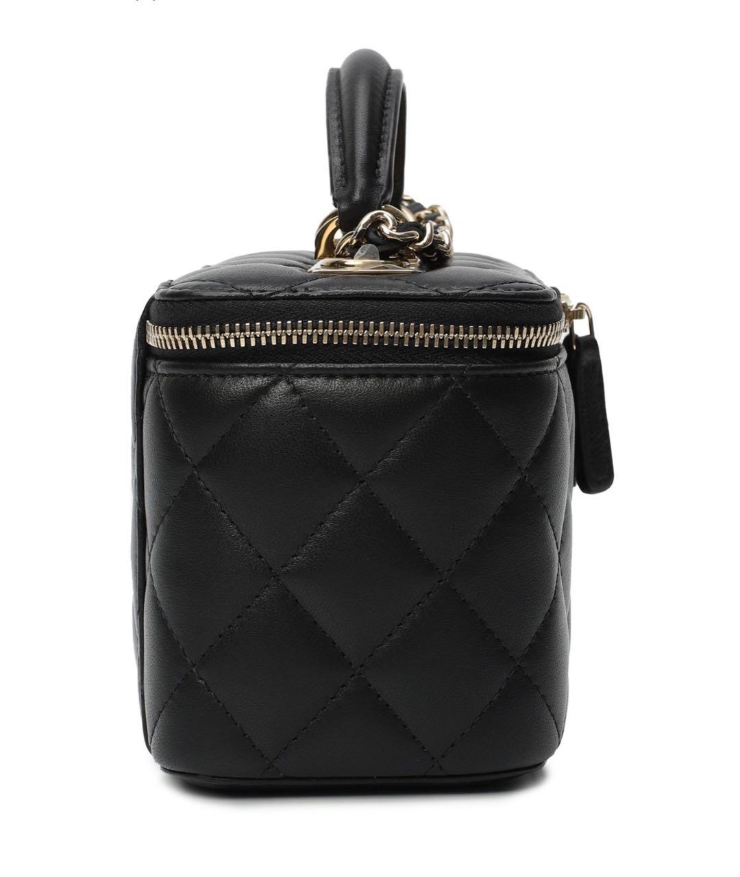 CHANEL Черная кожаная сумка через плечо, фото 3