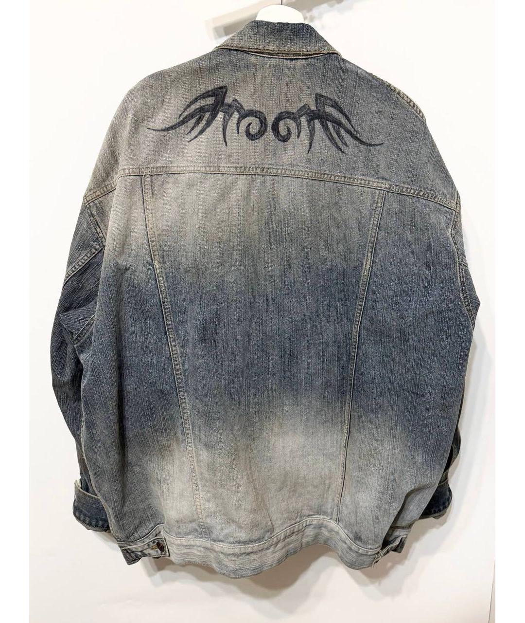 BALENCIAGA Серая деним куртка, фото 2