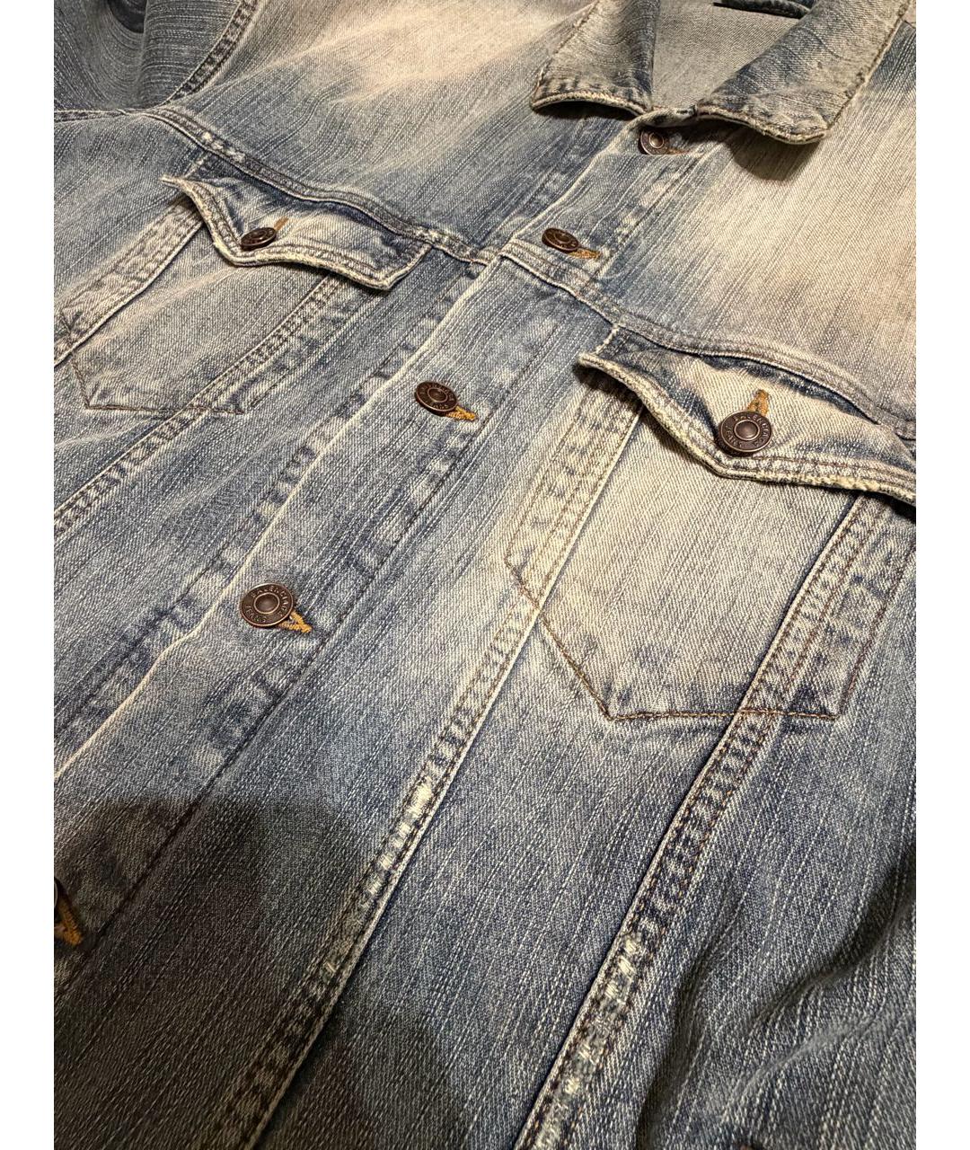 BALENCIAGA Серая деним куртка, фото 4
