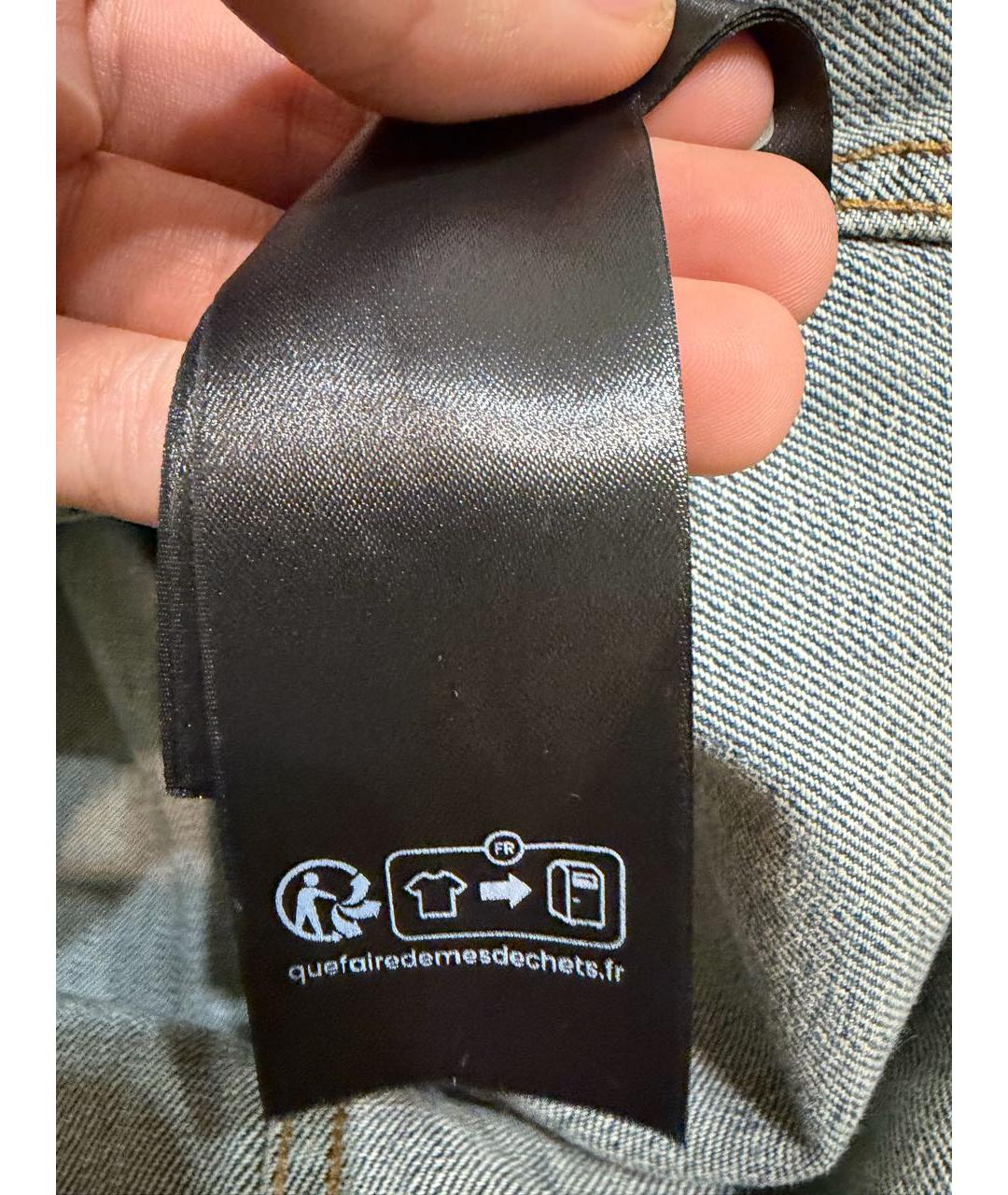 BALENCIAGA Серая деним куртка, фото 8