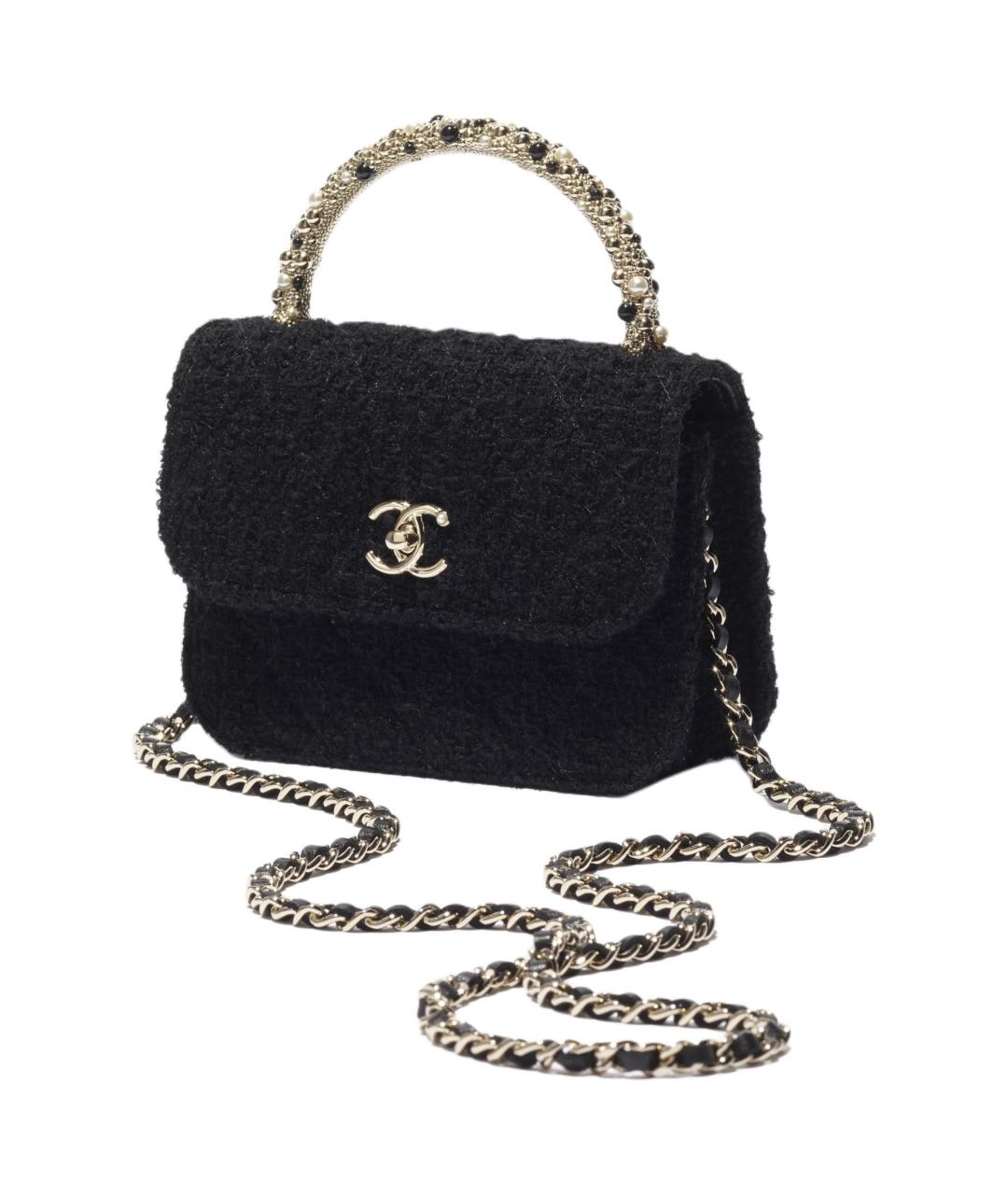 CHANEL Черная сумка через плечо, фото 2