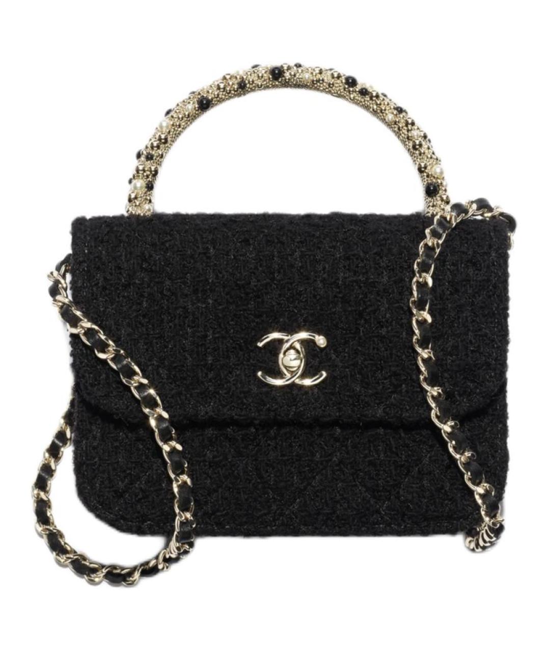 CHANEL Черная сумка через плечо, фото 1