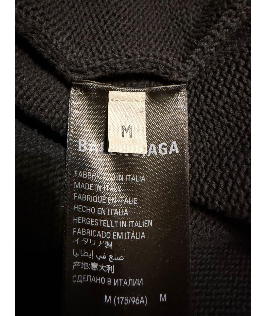 BALENCIAGA Антрацитовый кардиган, фото 4