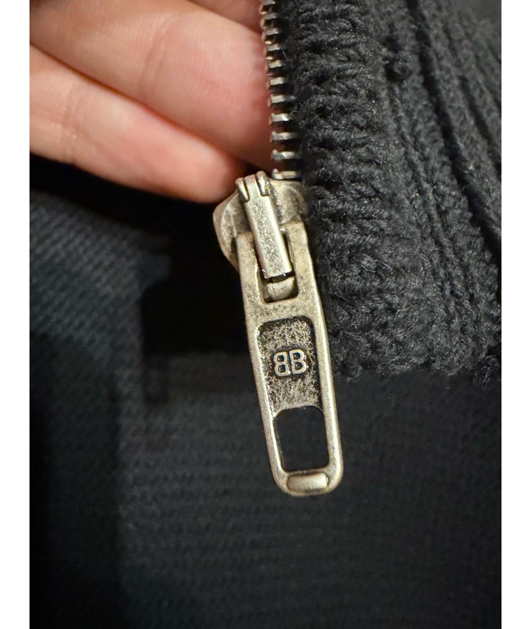 BALENCIAGA Антрацитовый кардиган, фото 7