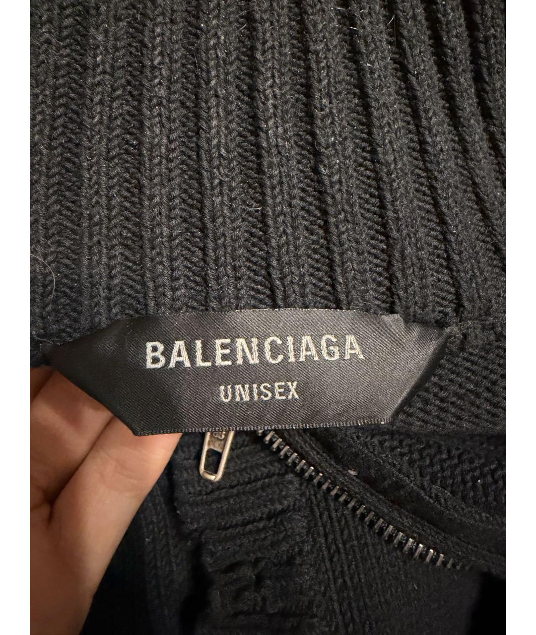 BALENCIAGA Антрацитовый кардиган, фото 3