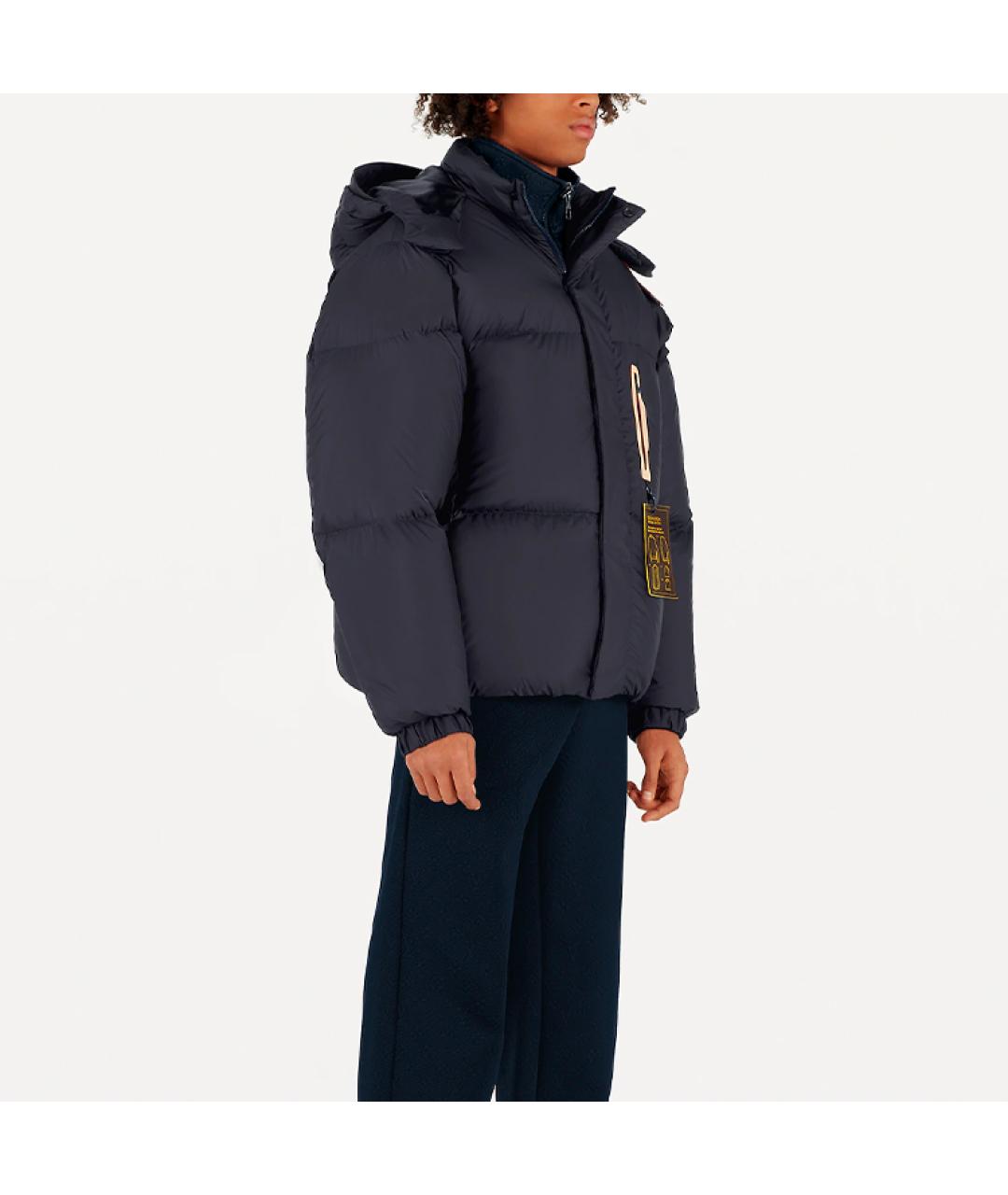 LOUIS VUITTON Темно-синий пуховик, фото 4