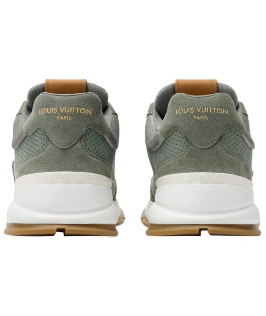 LOUIS VUITTON Зеленые низкие кроссовки / кеды, фото 5