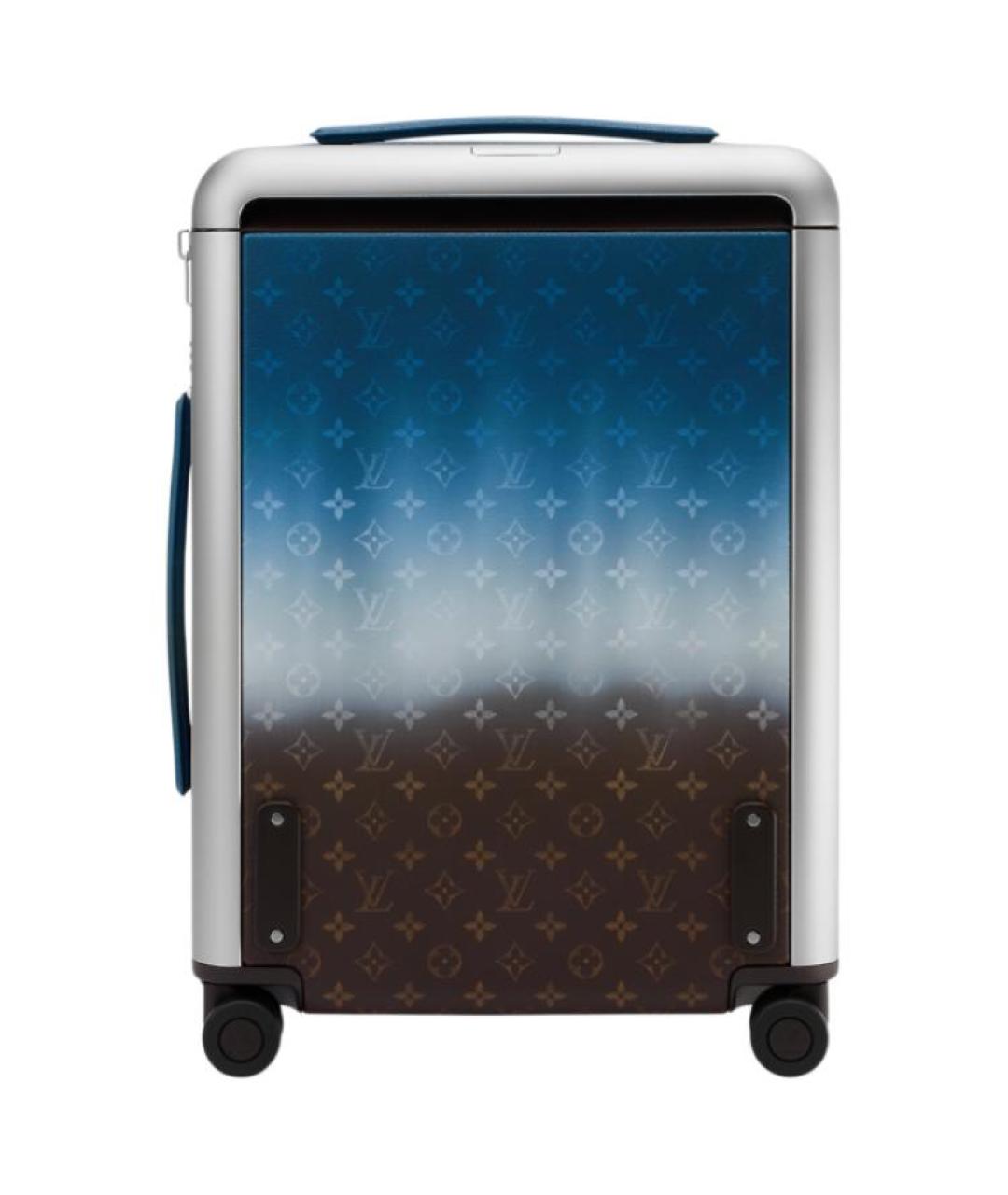 LOUIS VUITTON Синий чемодан, фото 4