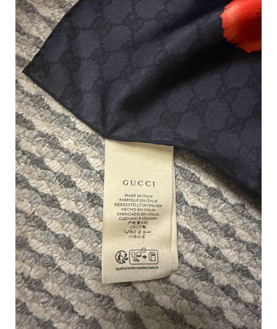 GUCCI Мульти шелковый платок, фото 3