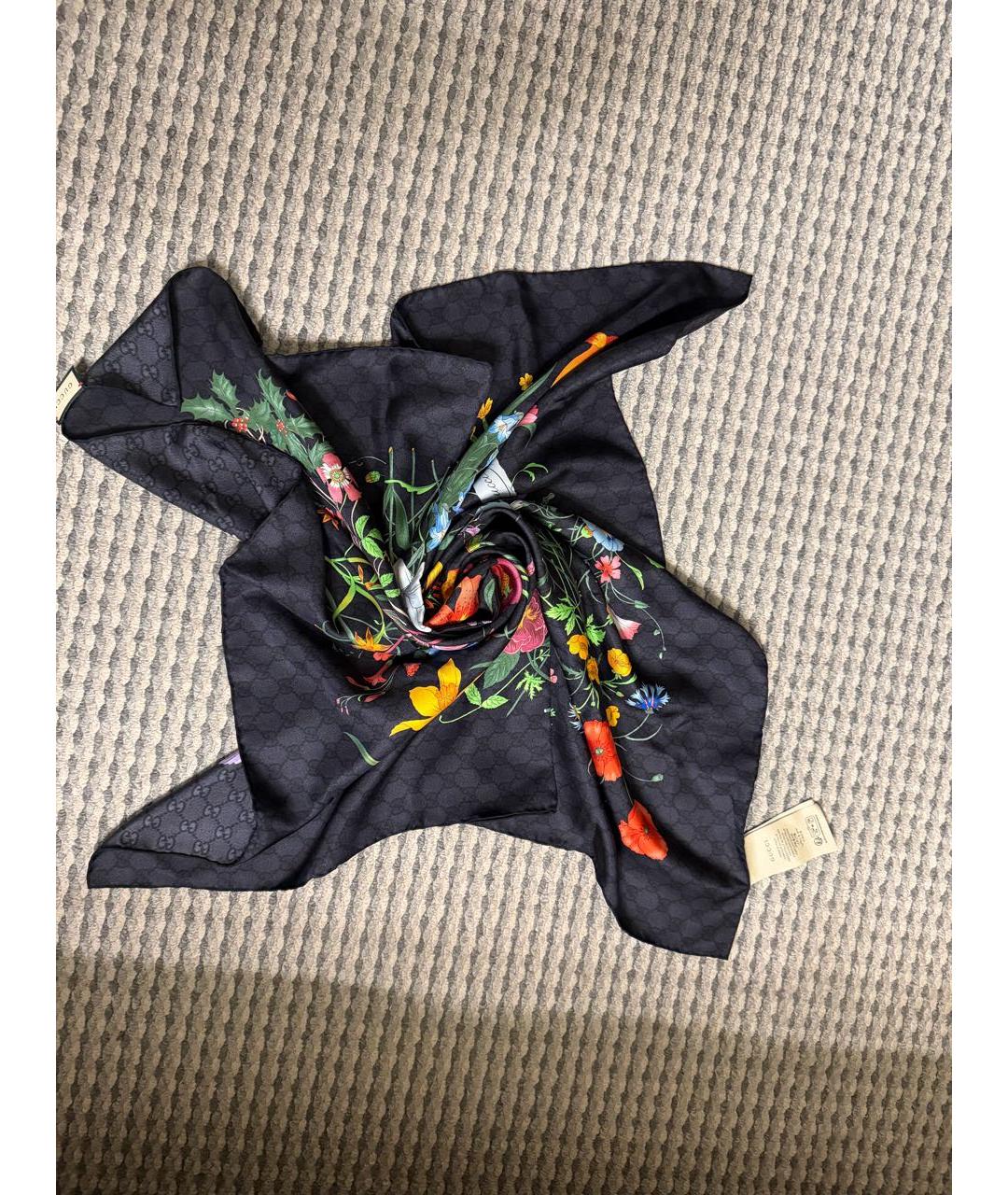 GUCCI Мульти шелковый платок, фото 2