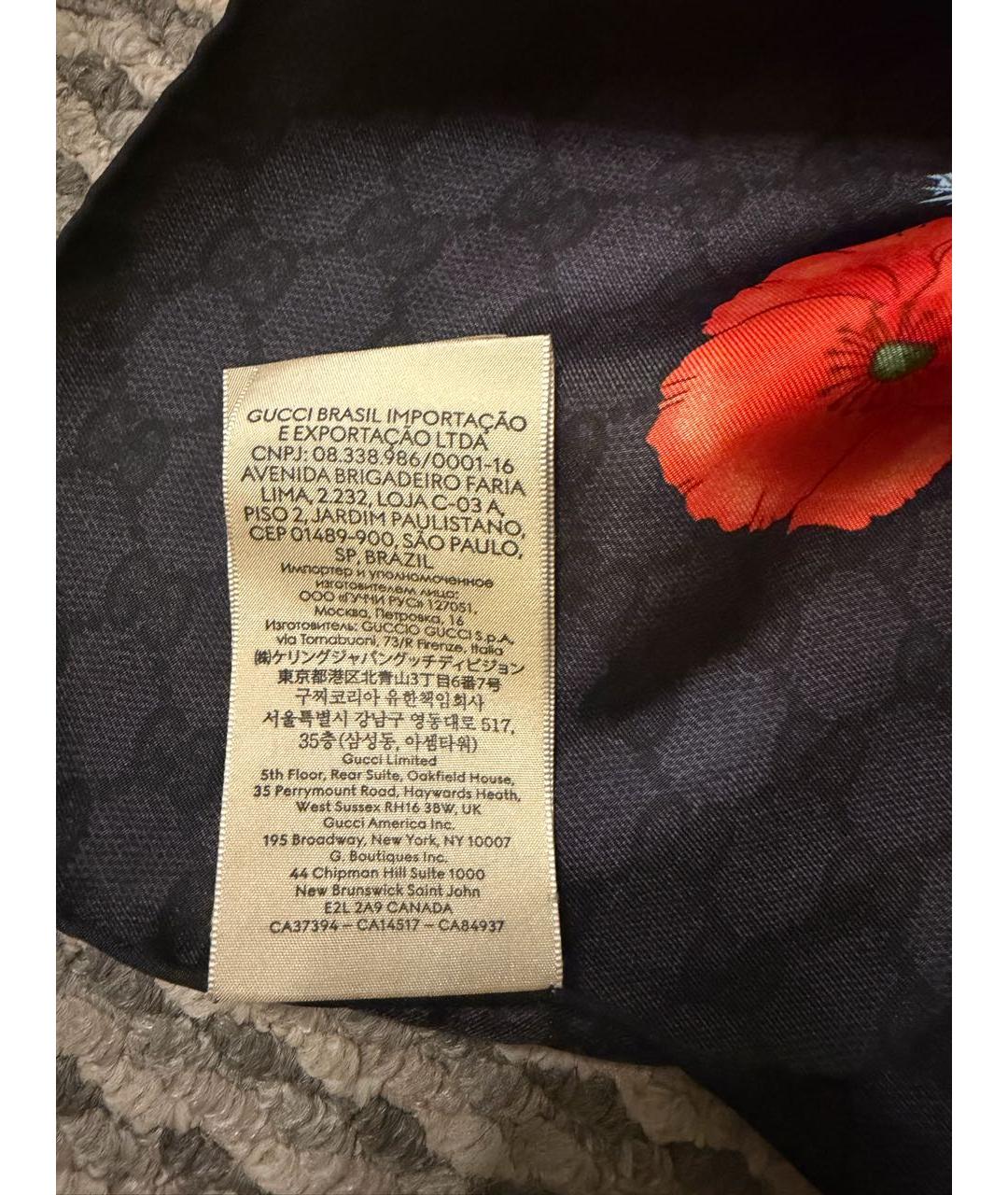 GUCCI Мульти шелковый платок, фото 5