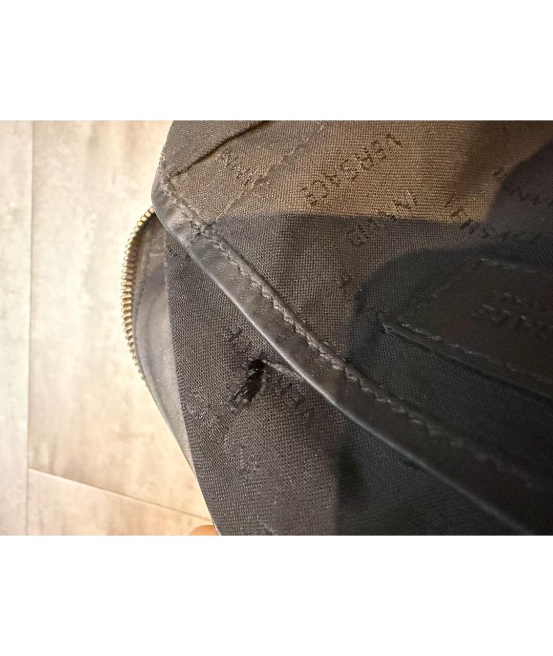 VERSACE Черная кожаная сумка на плечо, фото 4