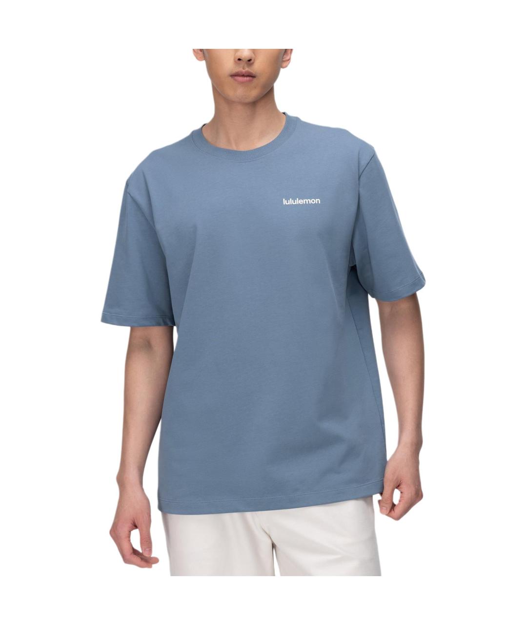 Lululemon Синяя футболка, фото 3
