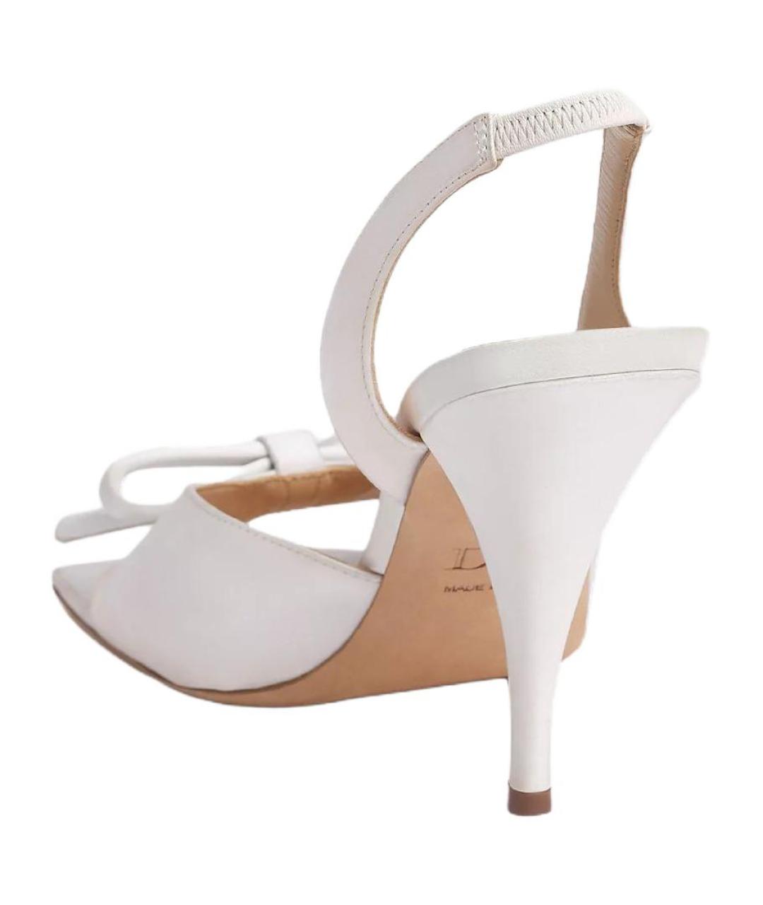 CHRISTIAN DIOR Белые босоножки, фото 3