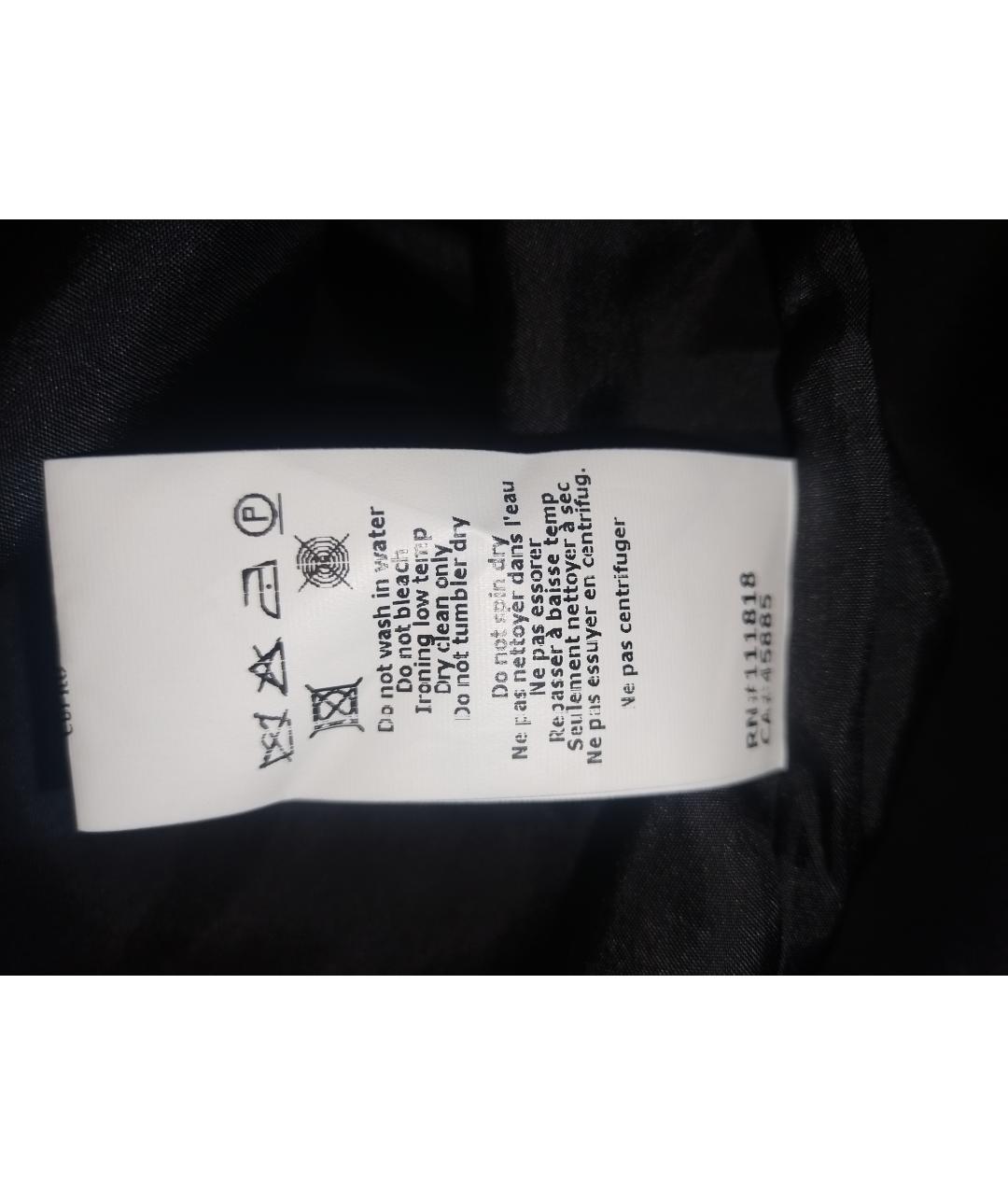 MICHAEL KORS Черная шелковая юбка миди, фото 4